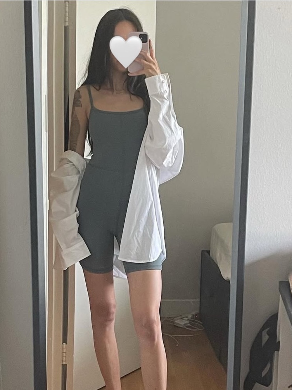Aritzia Fitted Spaghetti-Strap Romper
